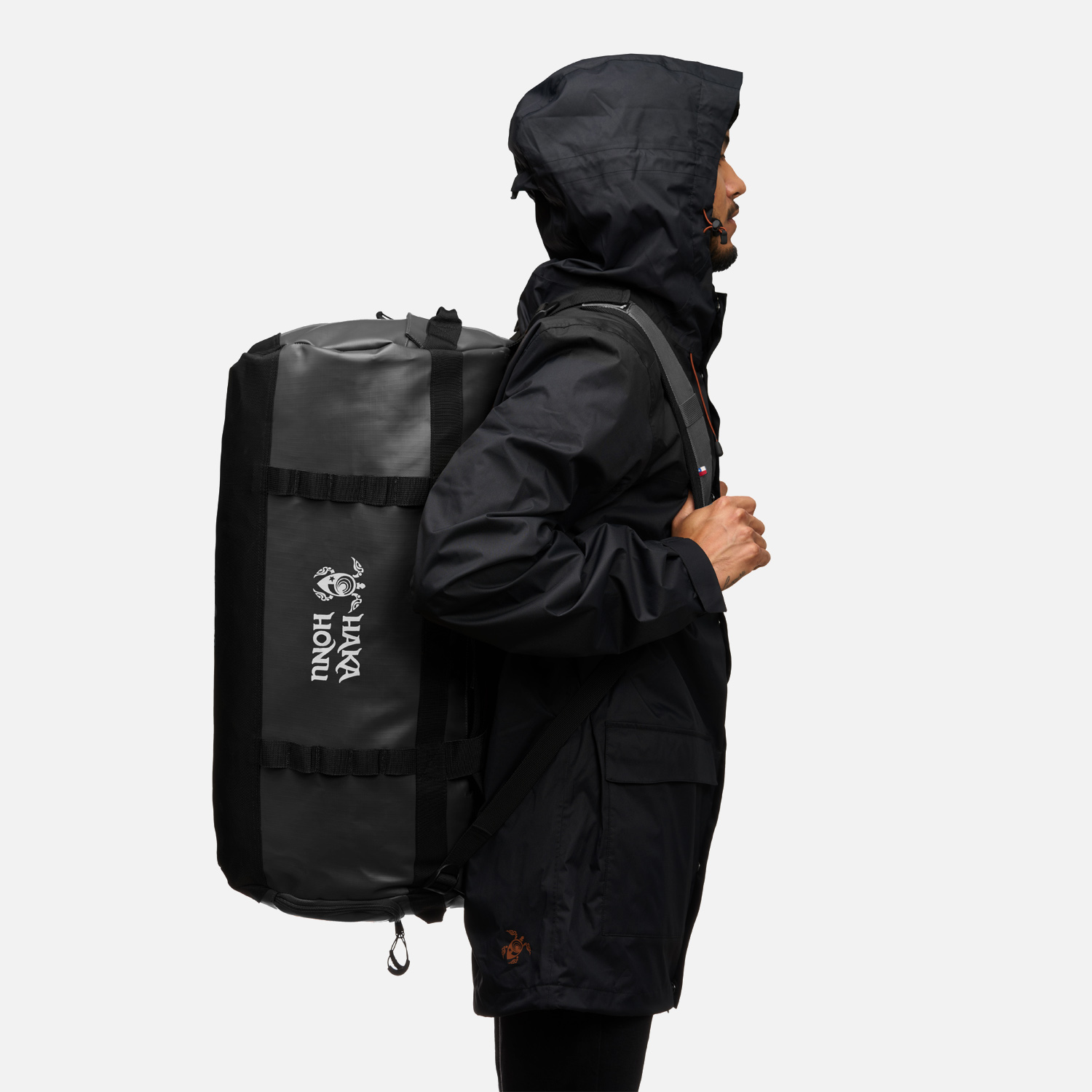 BOLSO DUFFLE 50L NEGRO HAKA HONU I25 - 6