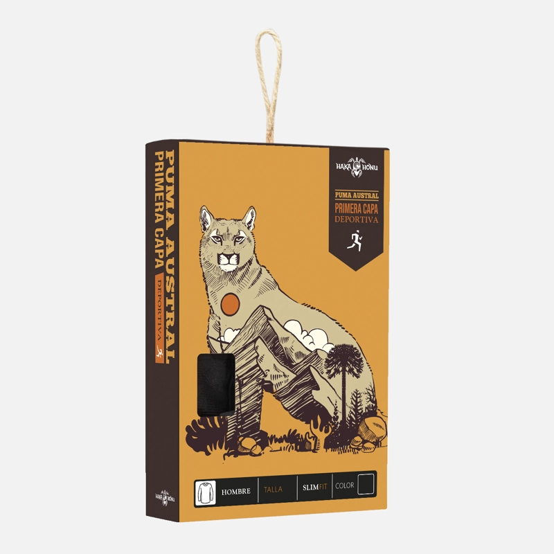 PRIMERA CAPA HOMBRE PUMA AUSTRAL TOP NEGRO HAKA HONU - 2