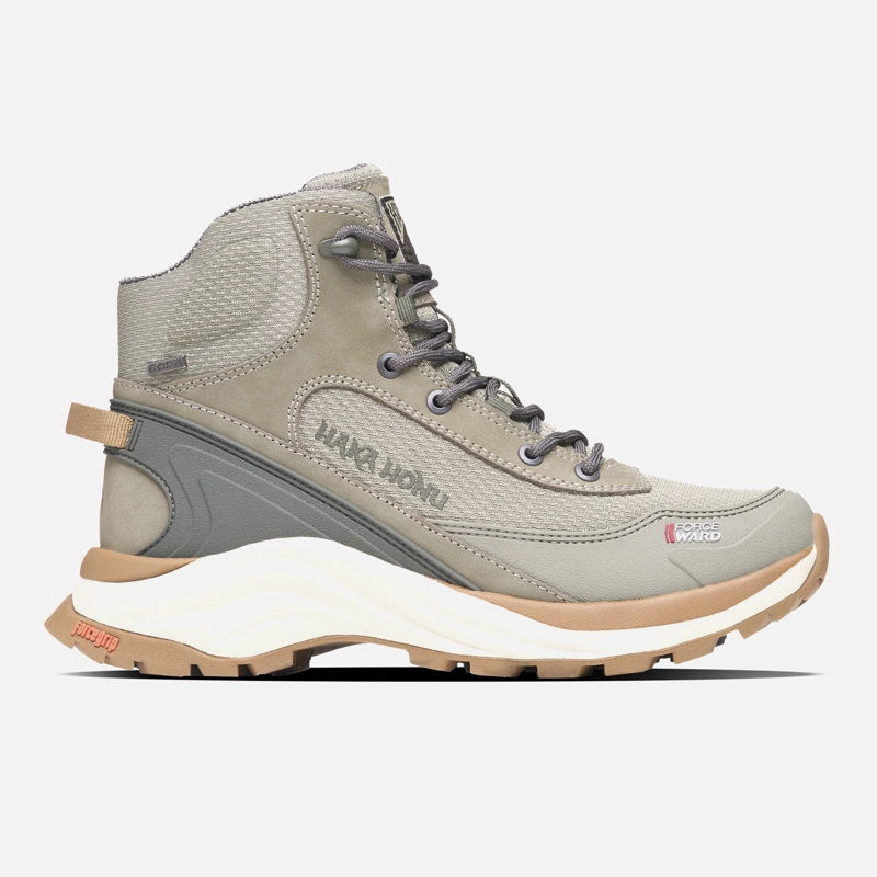 BOTIN MUJER BUEY VERDE OLIVA HAKA HONU - 1