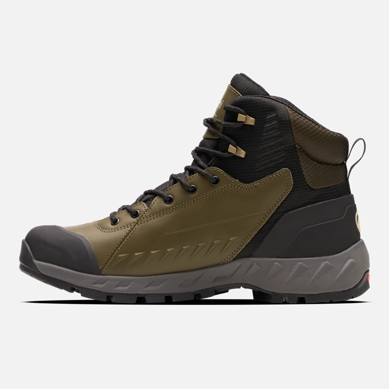 BOTIN HOMBRE TRONADOR VERDE MILITAR LIPPI - 2