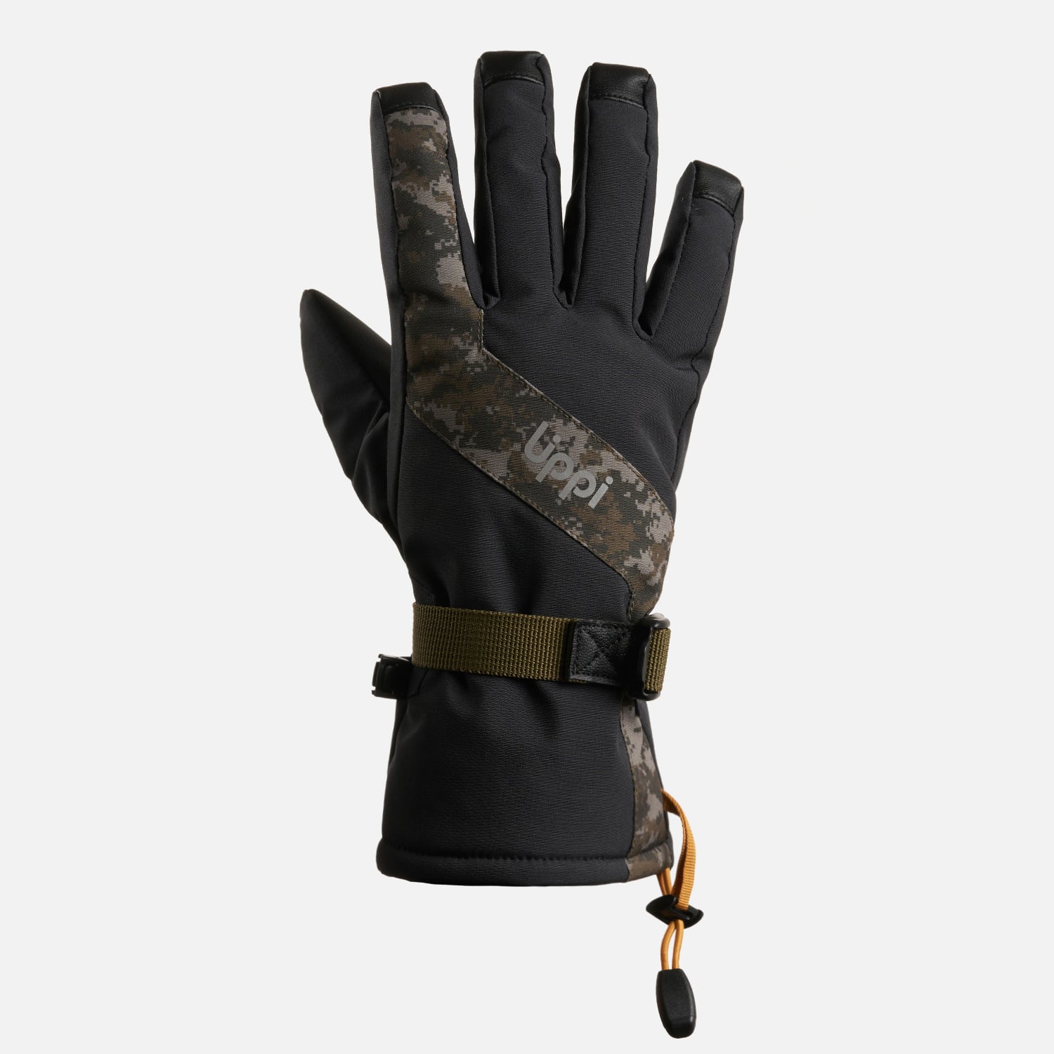 GUANTES SNOW DAY B-DRY GLOVE VERDE MILITAR LIPPI I25 - 1