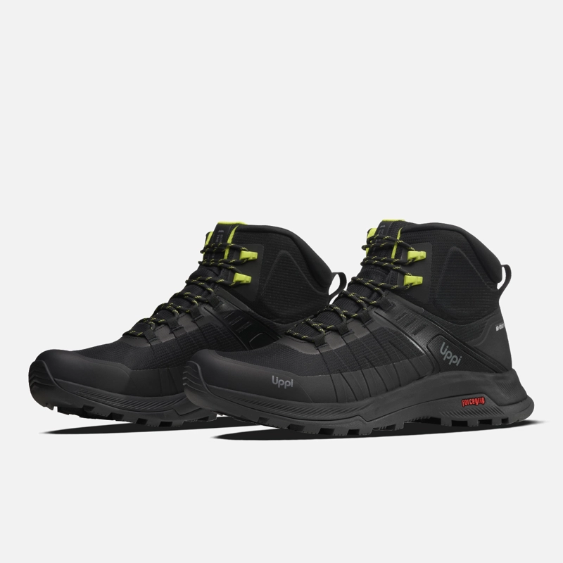 ZAPATILLA HOMBRE VULCANO IRON STONE MID B-DRY NEGRO / AMARILLO LIPPI - 4