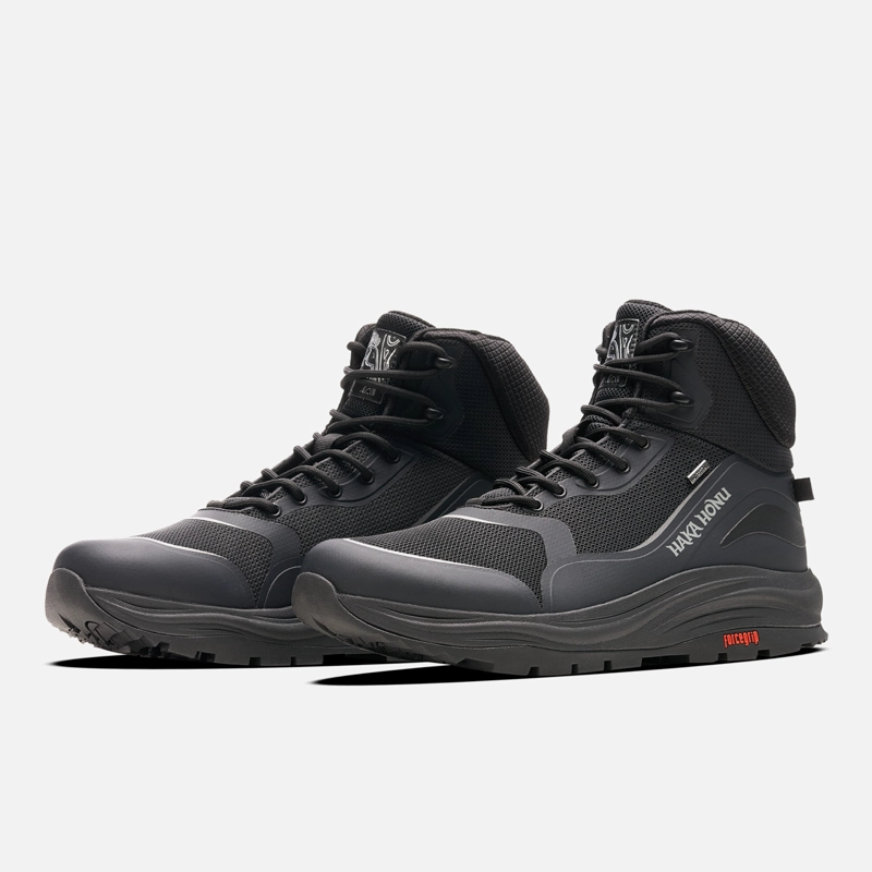 BOTIN HOMBRE NOMADE ALTA NEGRO HAKA HONU - 4
