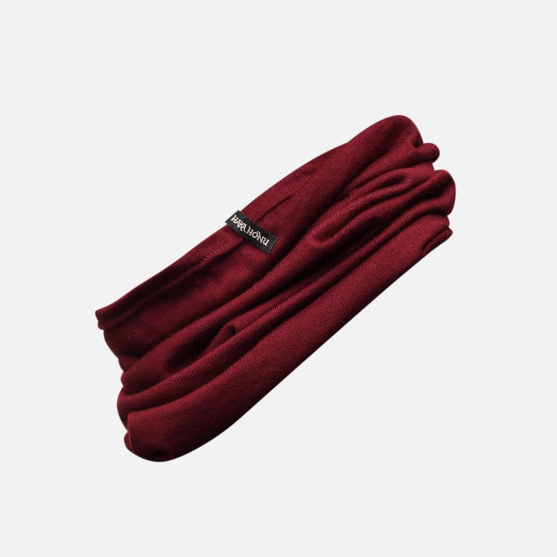 BANDANA PUELCHE MERINO WOOL BURDEO HAKA HONU I25 - 1
