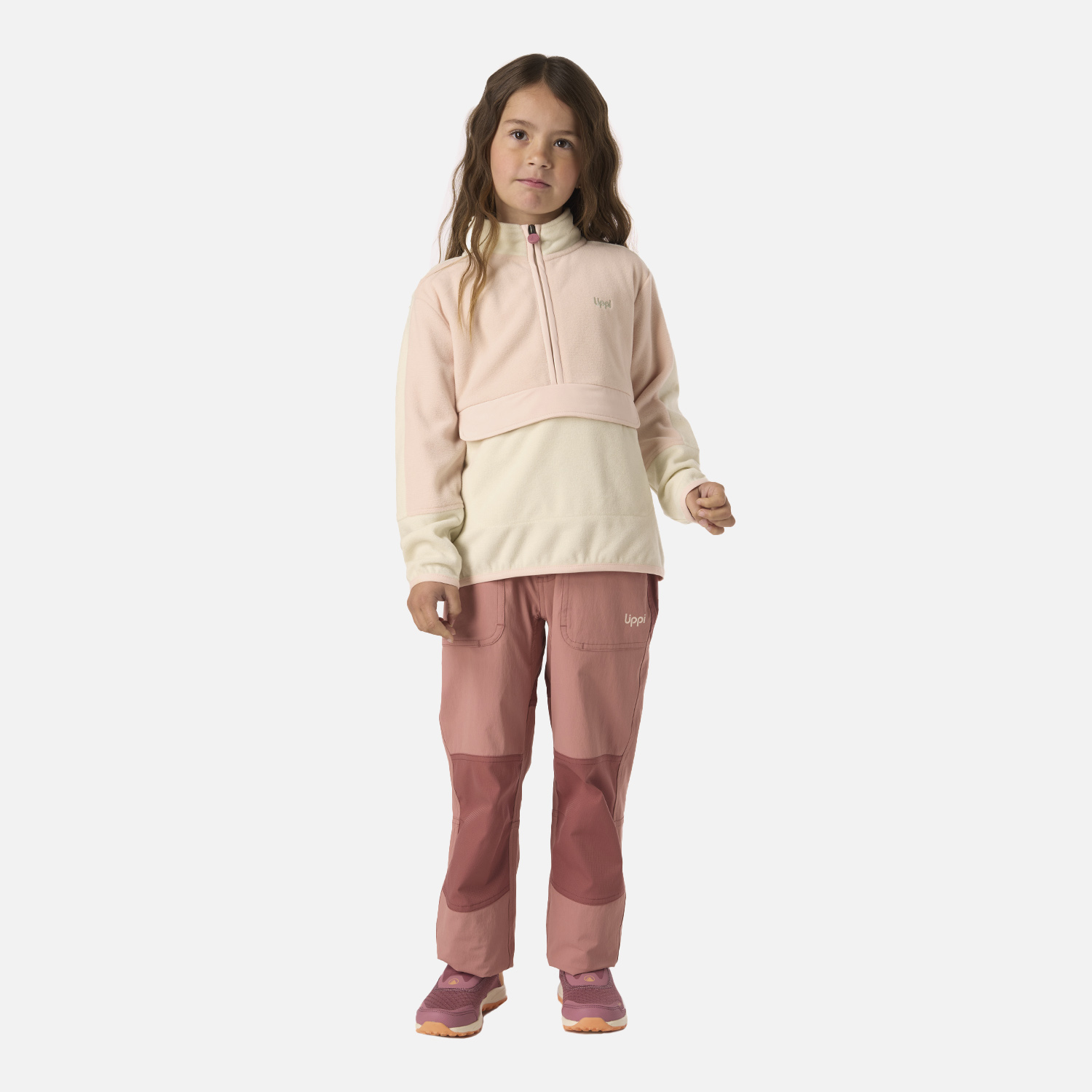 POLAR NIÑA FIREPLACE 1/4 ZIP SWEATSHIRT CREMA LIPPI V26 - 5
