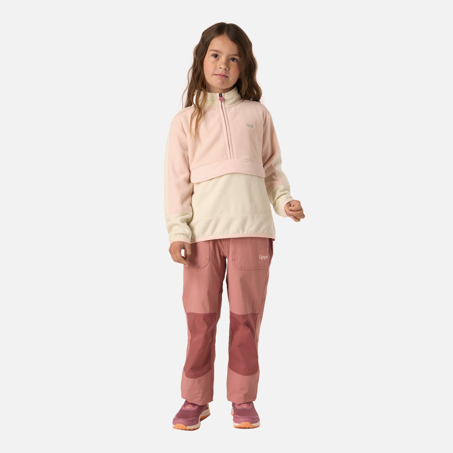 POLAR NIÑA FIREPLACE 1/4 ZIP SWEATSHIRT CREMA LIPPI V26 - 5