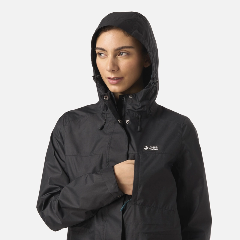 CHAQUETA MUJER KAUAI NEGRO HAKA HONU V26 - 4