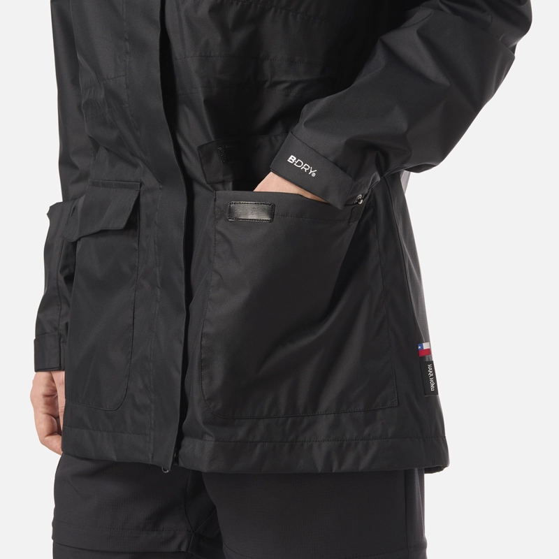 CHAQUETA MUJER KAUAI NEGRO HAKA HONU V26 - 5