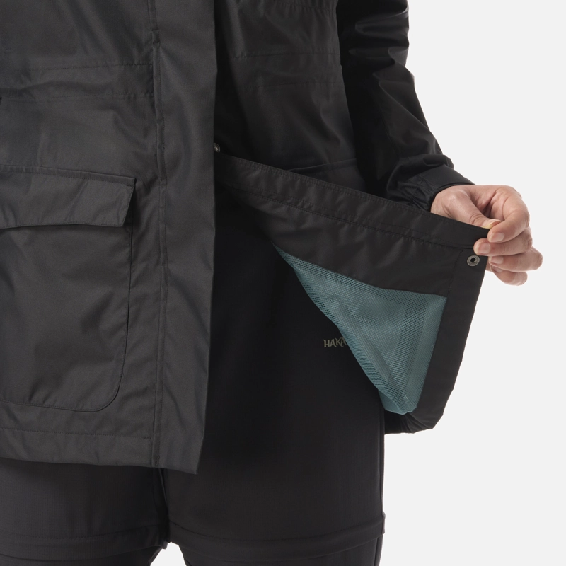 CHAQUETA MUJER KAUAI NEGRO HAKA HONU V26 - 6