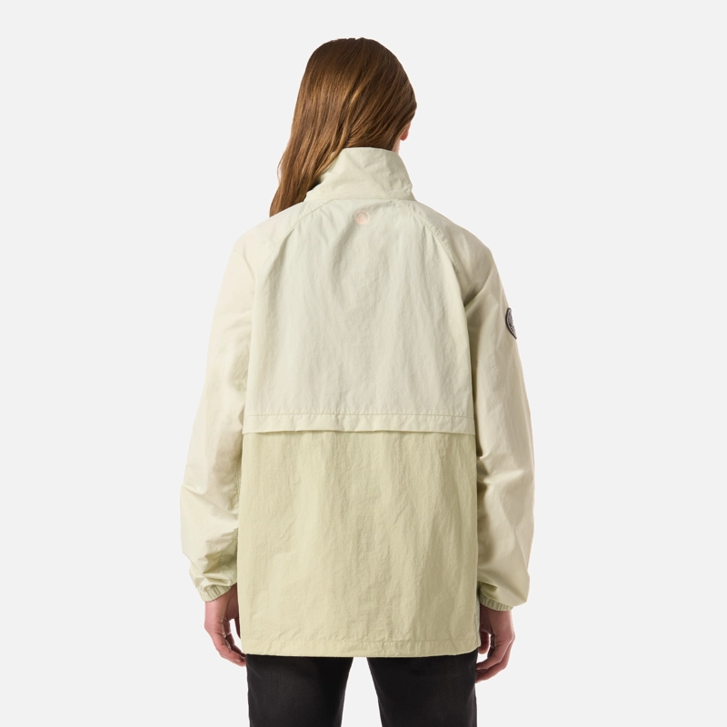 CHAQUETA MUJER WINDCITY WINDBREAKER 1/4 ZIP JACKET VERDE CLARO LIPPI - 3