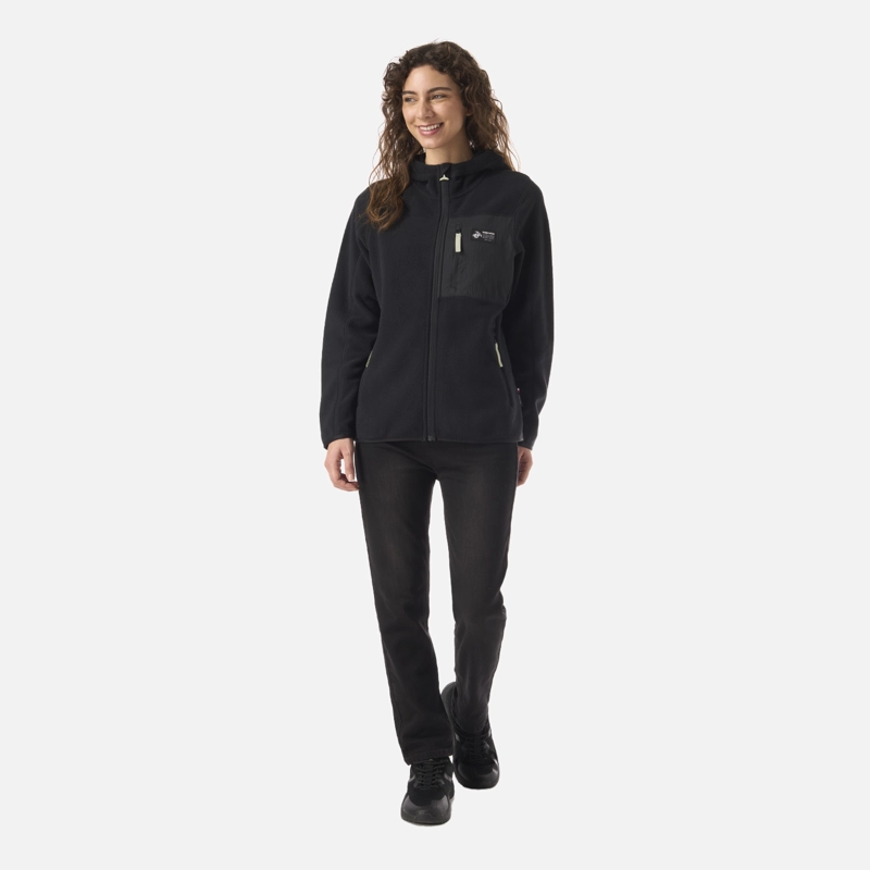 POLAR MUJER LEÑERA NEGRO HAKA HONU - 6