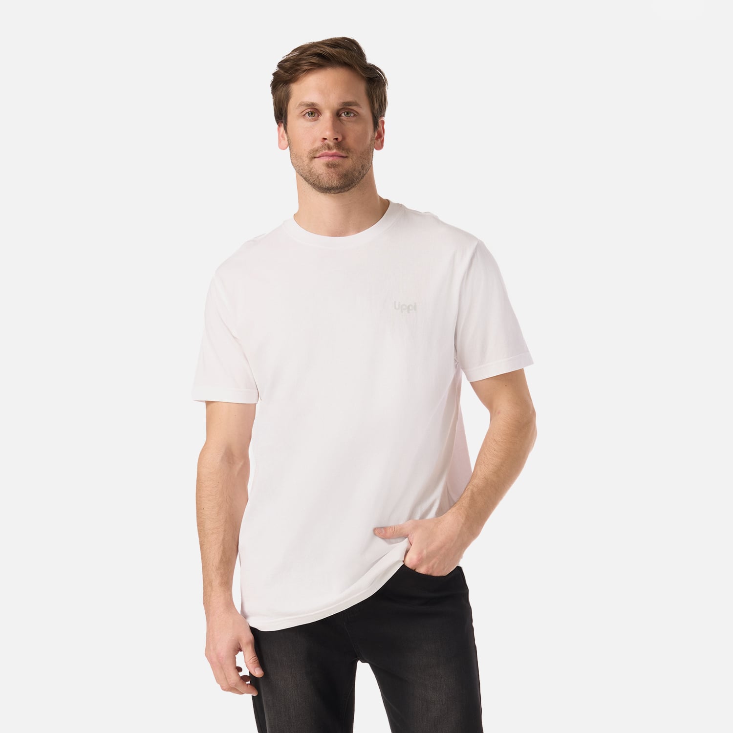 POLERA HOMBRE ULMO T-SHIRT BLANCO LIPPI V26 - 1