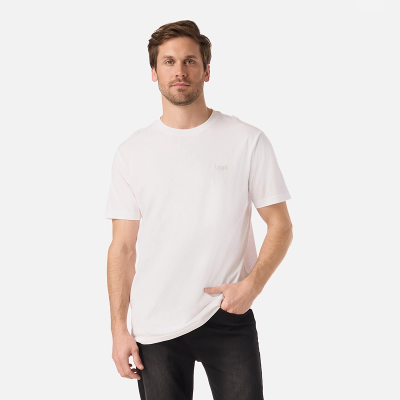 POLERA HOMBRE ULMO T-SHIRT BLANCO LIPPI V26 - 1