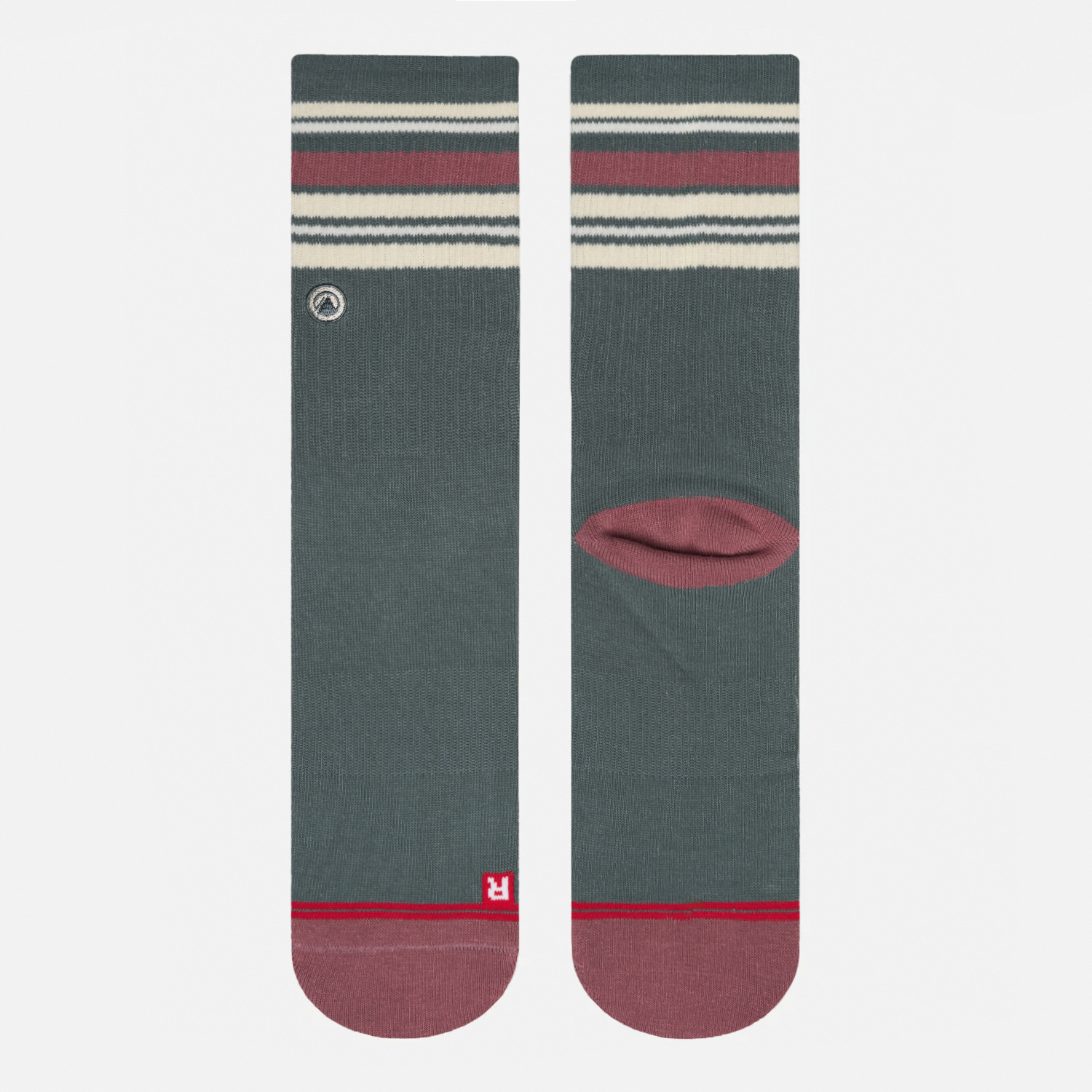 CALCETINES MUJER DUO TRAVEL WALK CLASSIC VINO PETROLEO LIPPI V26 - 2