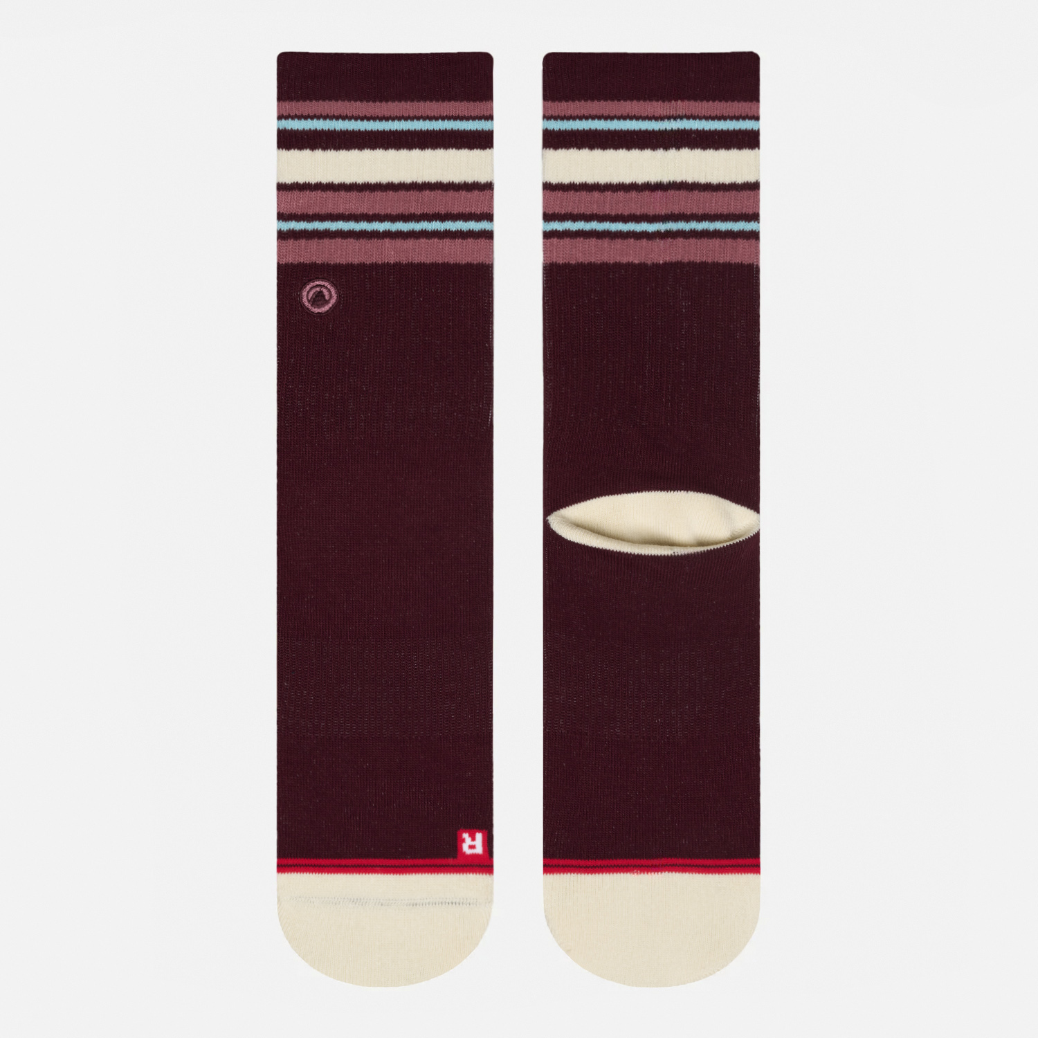 CALCETINES MUJER DUO TRAVEL WALK CLASSIC VINO PETROLEO LIPPI V26 - 3