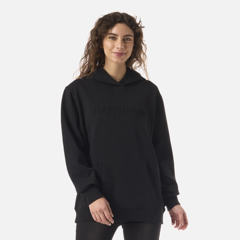 POLERON MUJER MOTOMAMI HOODY NEGRO HAKA HONU - 1
