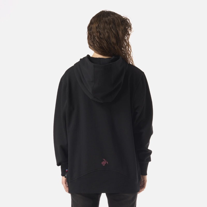 POLERON MUJER MOTOMAMI HOODY NEGRO HAKA HONU - 3