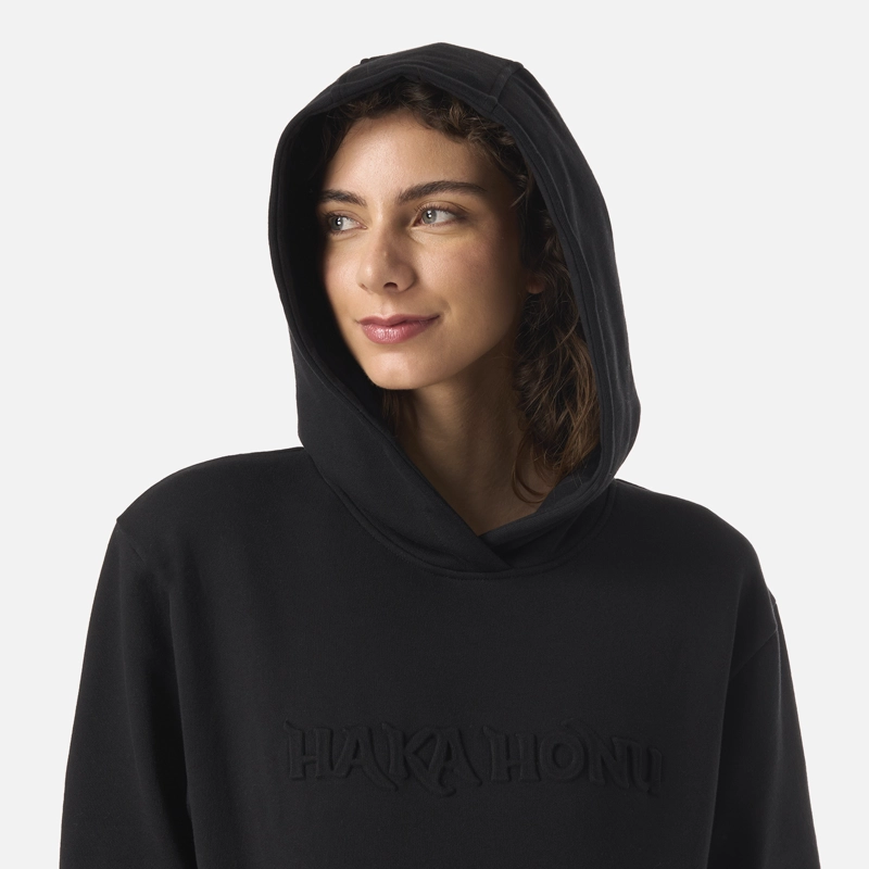 POLERON MUJER MOTOMAMI HOODY NEGRO HAKA HONU - 4