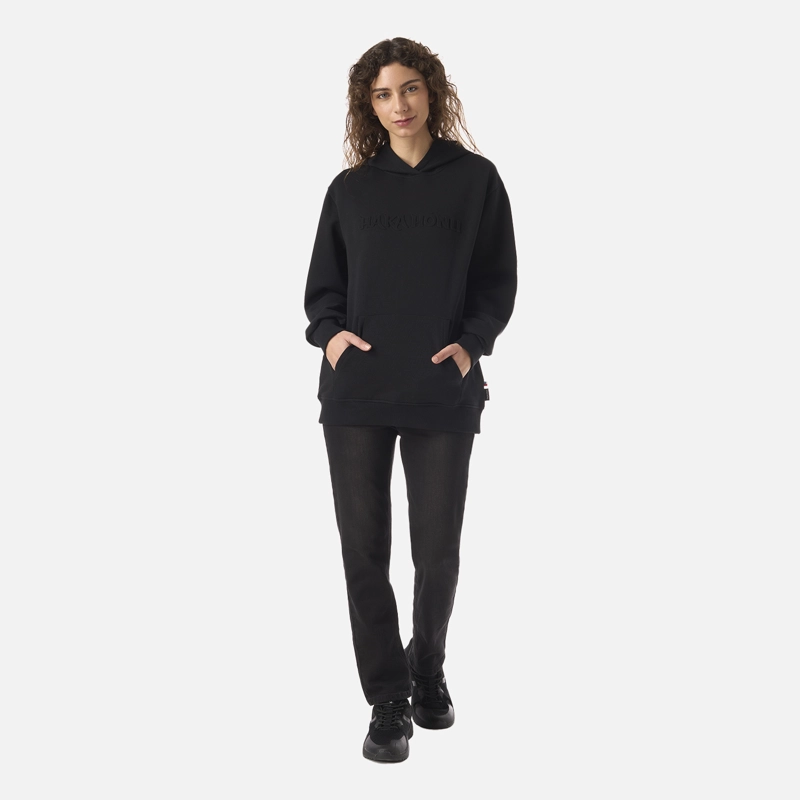 POLERON MUJER MOTOMAMI HOODY NEGRO HAKA HONU - 6