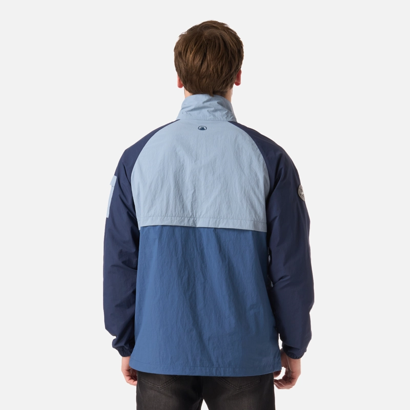 CHAQUETA HOMBRE WINDCITY WINDBREAKER 1/4 ZIP JACKET AZUL PIEDRA LIPPI - 3