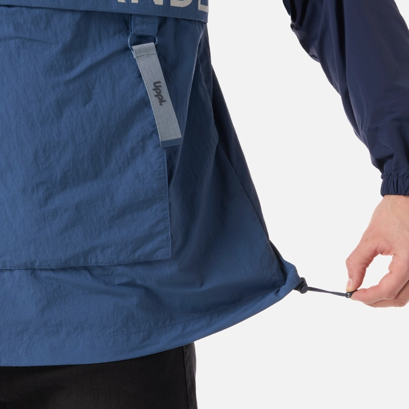 CHAQUETA HOMBRE WINDCITY WINDBREAKER 1/4 ZIP JACKET AZUL PIEDRA LIPPI - 7
