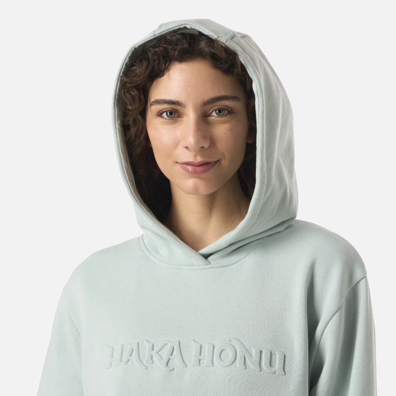 POLERON MUJER MOTOMAMI HOODY GRIS CLARO HAKA HONU - 4