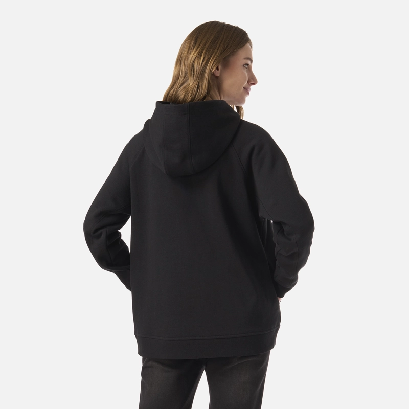 POLERON MUJER INSIGNE HOODY SWEATSHIRT FRONT PRINT NEGRO LIPPI V26 - 3