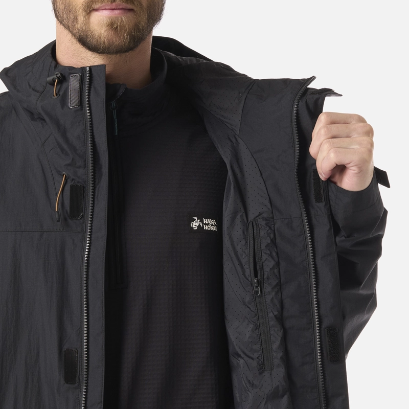CHAQUETA HOMBRE PETRICOR NEGRO HAKA HONU - 7