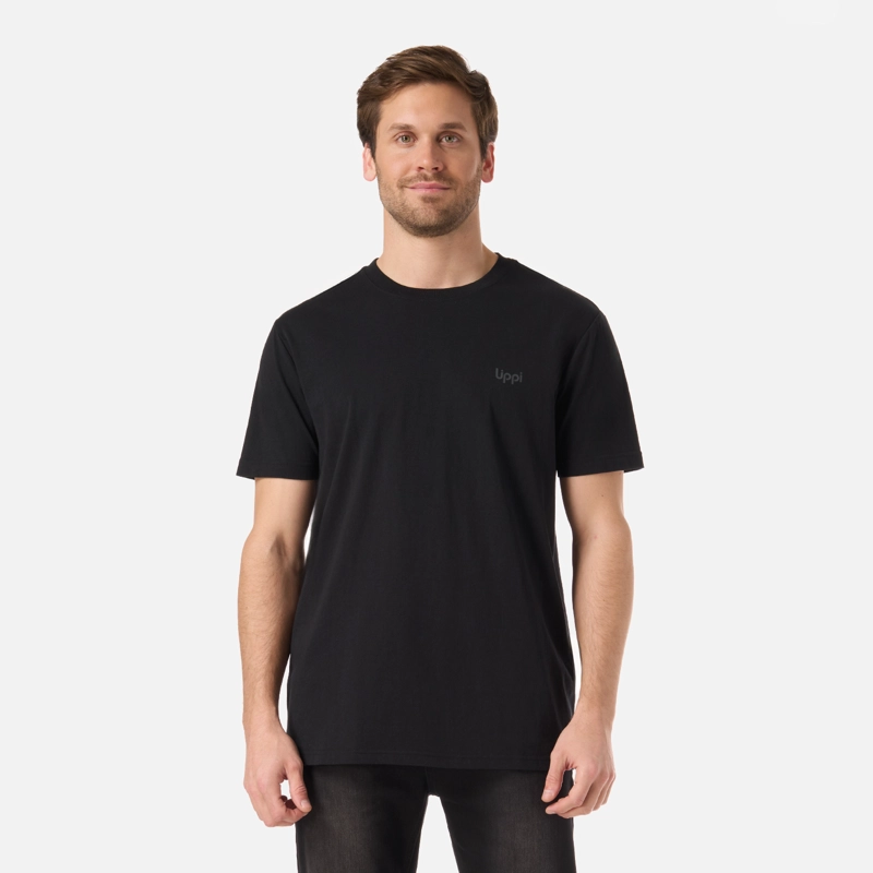 POLERA HOMBRE ULMO T-SHIRT NEGRO LIPPI V26 - 1