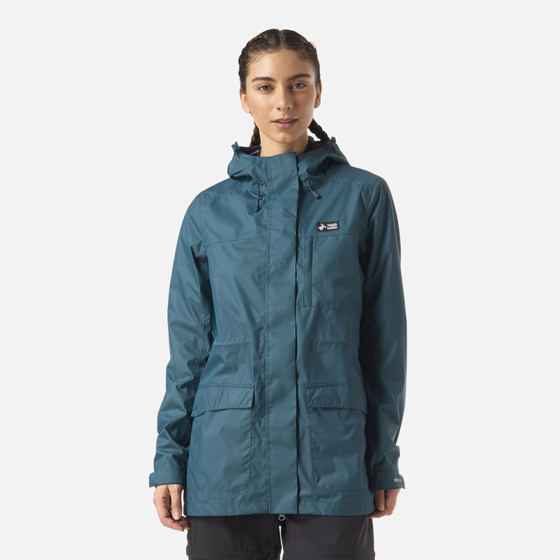 CHAQUETA MUJER KAUAI PETROLEO OSCURO HAKA HONU V26 - 1