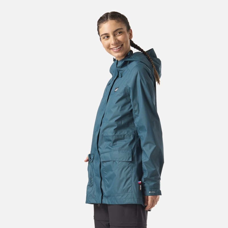 CHAQUETA MUJER KAUAI PETROLEO OSCURO HAKA HONU V26 - 2