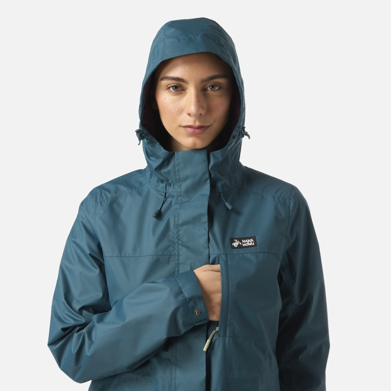 CHAQUETA MUJER KAUAI PETROLEO OSCURO HAKA HONU V26 - 4