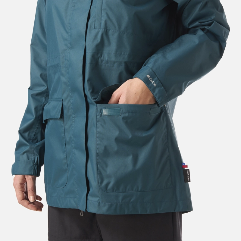 CHAQUETA MUJER KAUAI PETROLEO OSCURO HAKA HONU V26 - 5