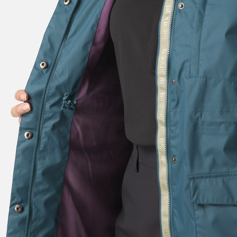 CHAQUETA MUJER KAUAI PETROLEO OSCURO HAKA HONU V26 - 7