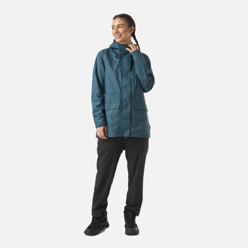 CHAQUETA MUJER KAUAI PETROLEO OSCURO HAKA HONU V26 - 9