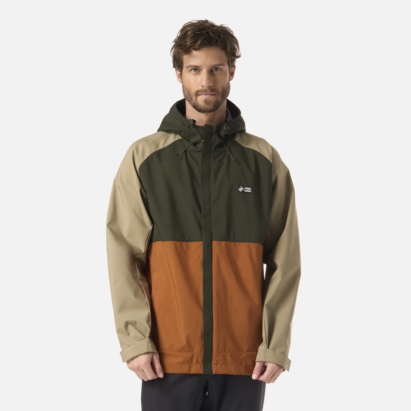 CHAQUETA HOMBRE TERRAL VERDE MILITAR HAKA HONU - 1
