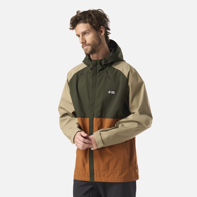 CHAQUETA HOMBRE TERRAL VERDE MILITAR HAKA HONU - 2