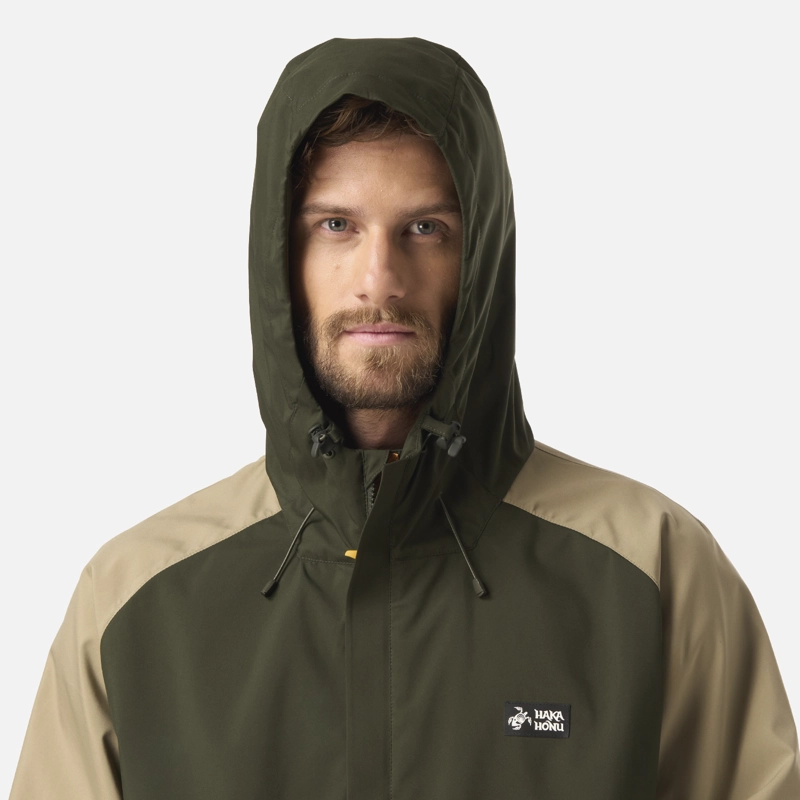 CHAQUETA HOMBRE TERRAL VERDE MILITAR HAKA HONU - 4