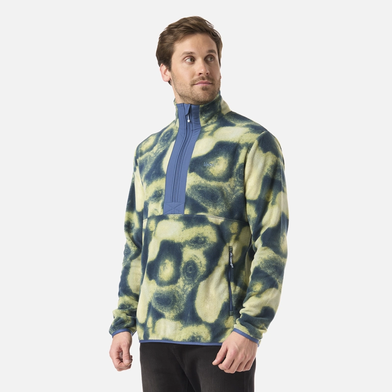 POLAR HOMBRE SOFTCORE THERM-PRO JACKET PRINT AZUL LIPPI - 2