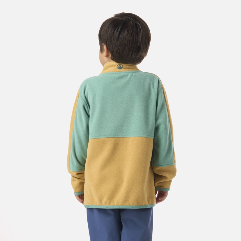 POLAR NIÑO FIREPLACE 1/4 ZIP SWEATSHIRT CAMEL LIPPI - 3