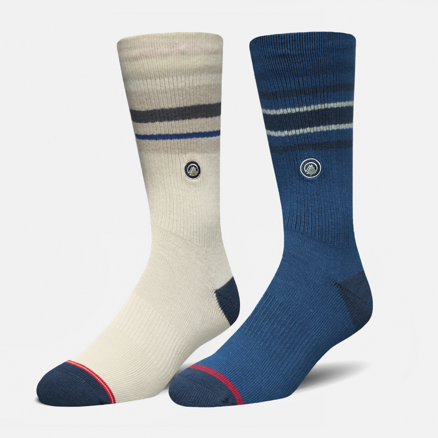 LIPPI CALCETINES HOMBRE DUO TRAVEL WALK CLASSIC MARFIL AZUL PIEDRA LIPPI V26