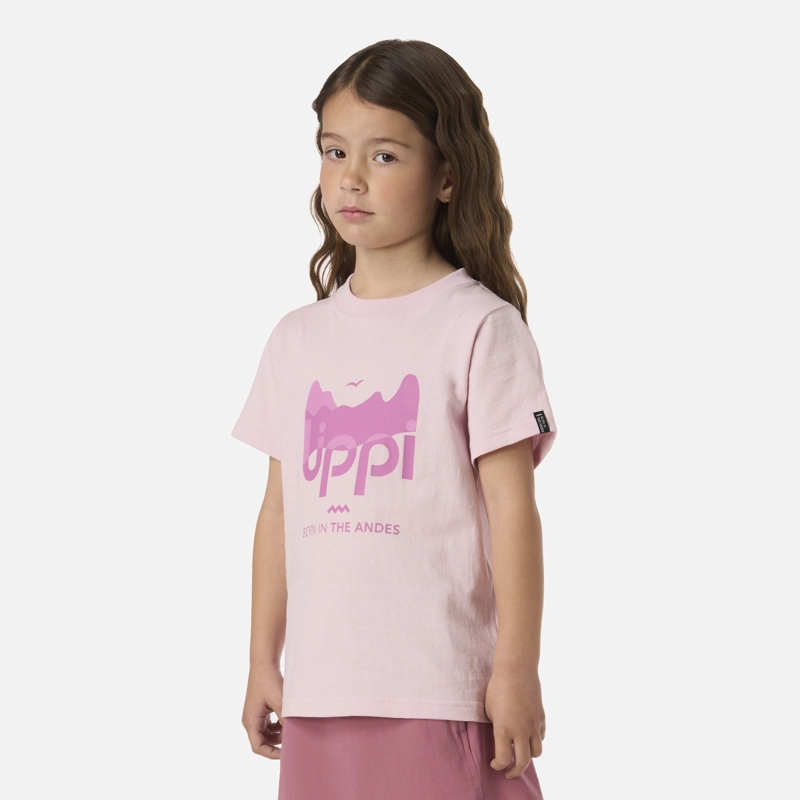 POLERA NIÑA LOGO LIPPI T-SHIRT ROSA CLARO LIPPI - 2