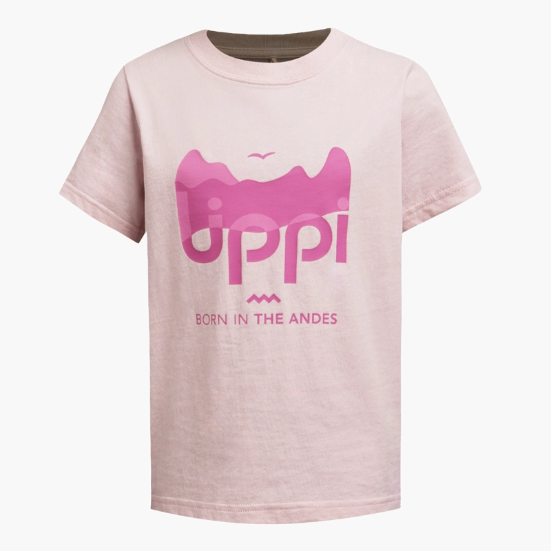 POLERA NIÑA LOGO LIPPI T-SHIRT ROSA CLARO LIPPI - 5