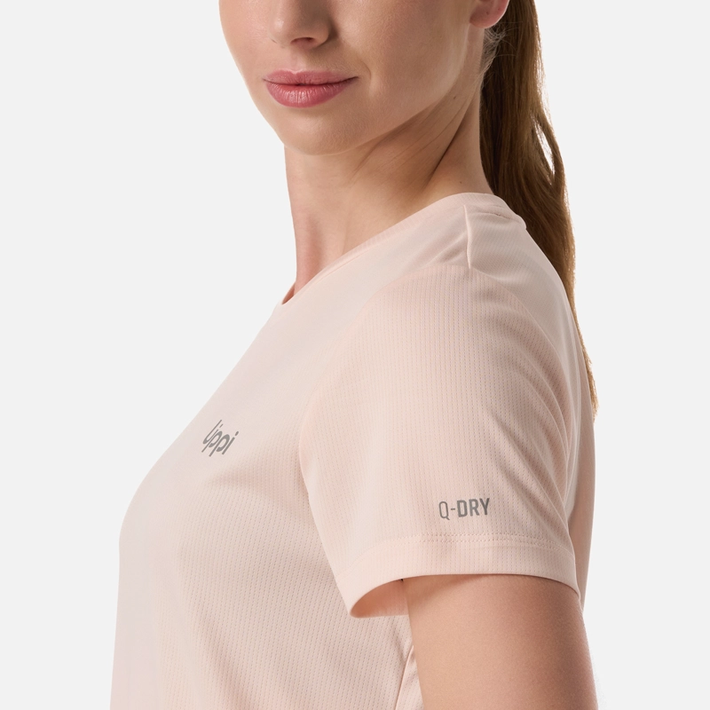 POLERA MUJER CORE Q-DRY T-SHIRT DAMASCO LIPPI - 5