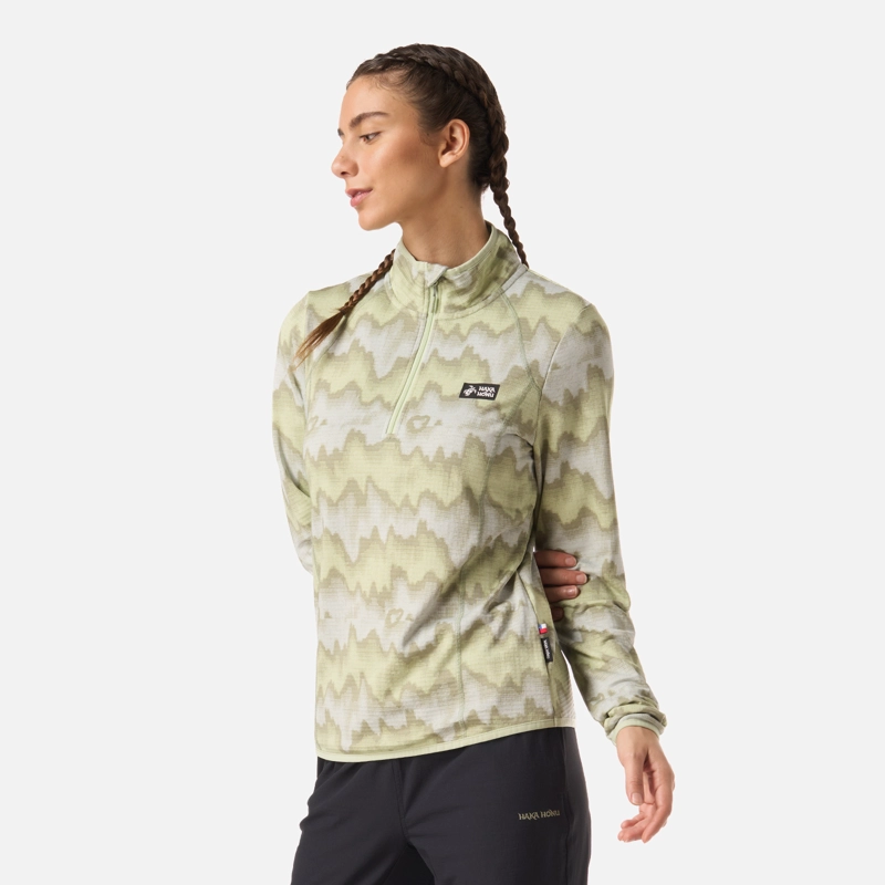 POLERON MUJER TAINA PRINT MENTA HAKA HONU - 2