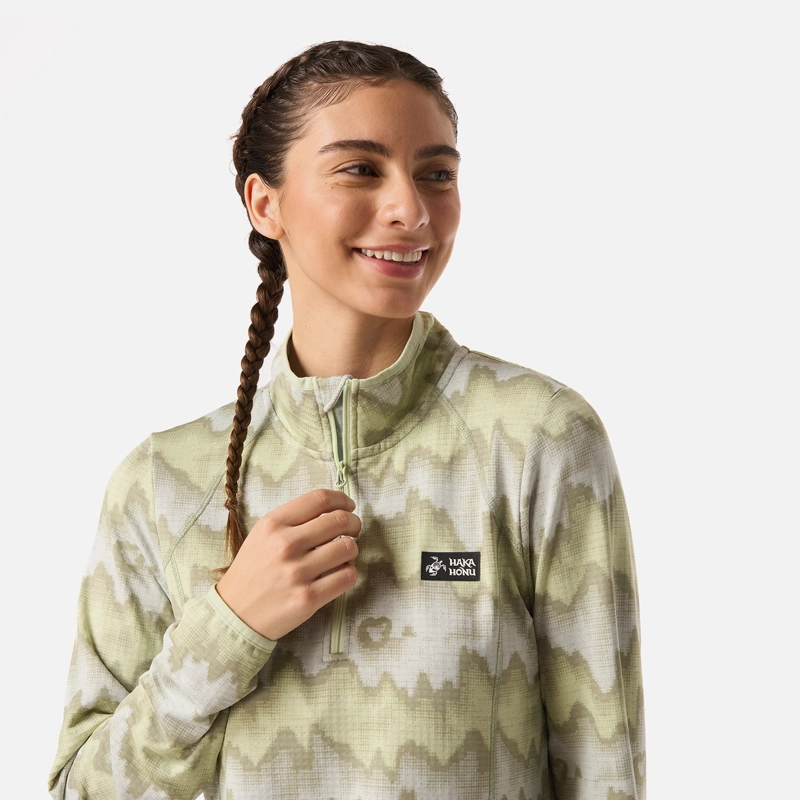 POLERON MUJER TAINA PRINT MENTA HAKA HONU - 4
