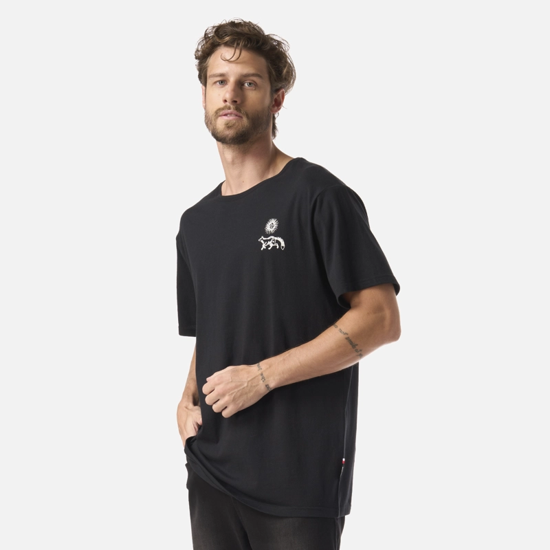 POLERA HOMBRE MOSAICOS NEGRO HAKA HONU - 3