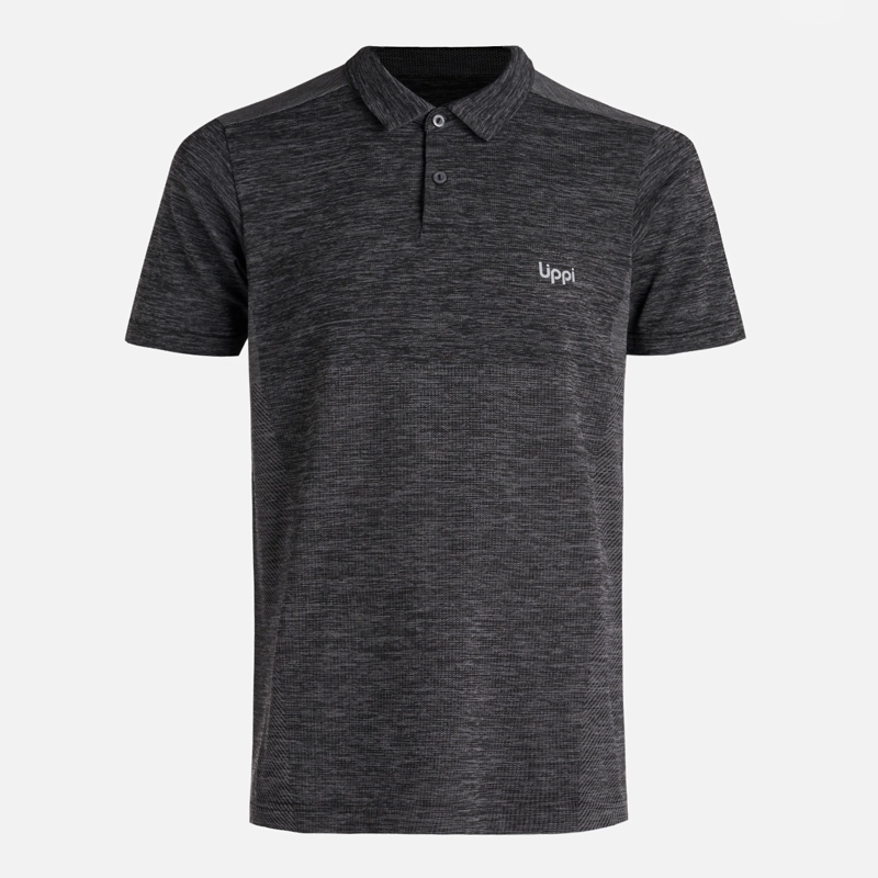 POLERA HOMBRE B-CLASSIC SEAMLESS POLO NEGRO LIPPI - 7