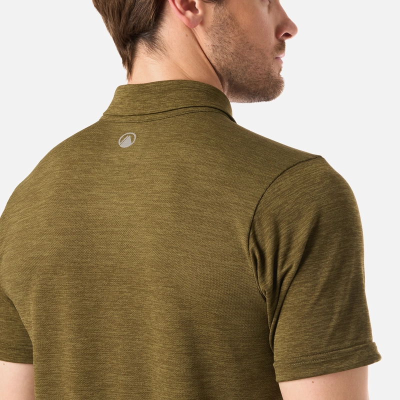 POLERA HOMBRE B-CLASSIC SEAMLESS POLO VERDE MUSGO LIPPI V26 - 5