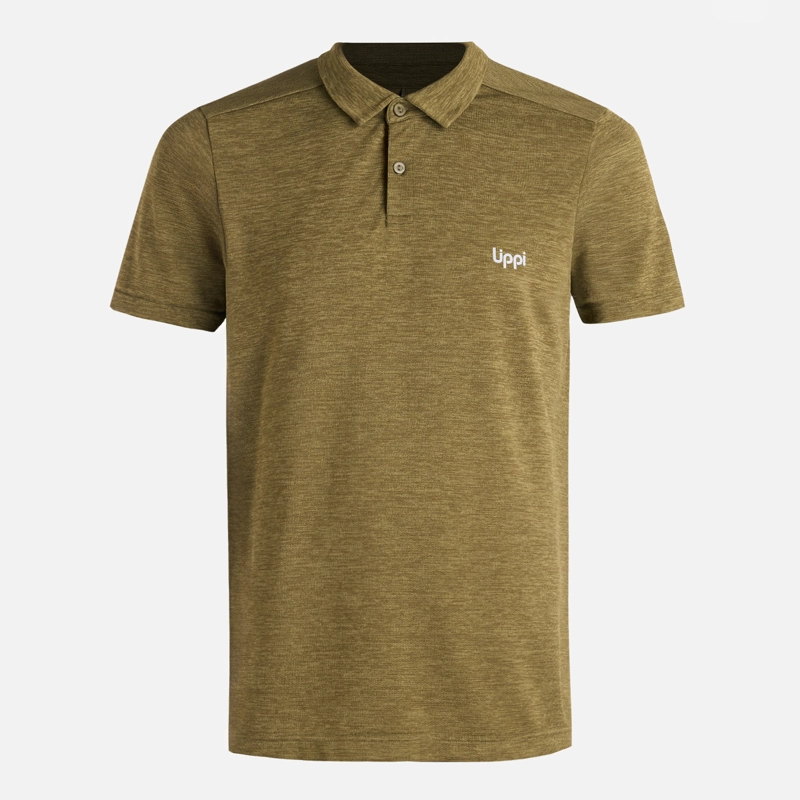 POLERA HOMBRE B-CLASSIC SEAMLESS POLO VERDE MUSGO LIPPI V26 - 7